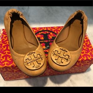 Tory Burch Reva Leather Flats